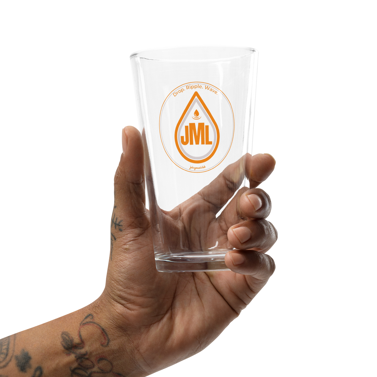 JML pint glass