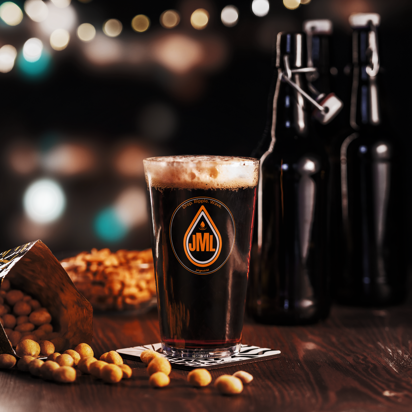 JML pint glass