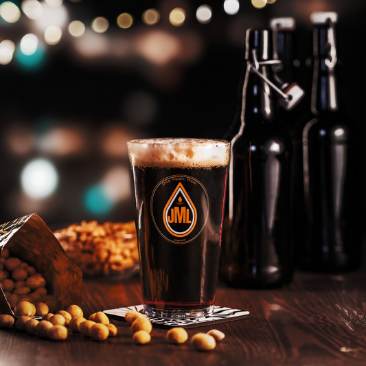 JML pint glass