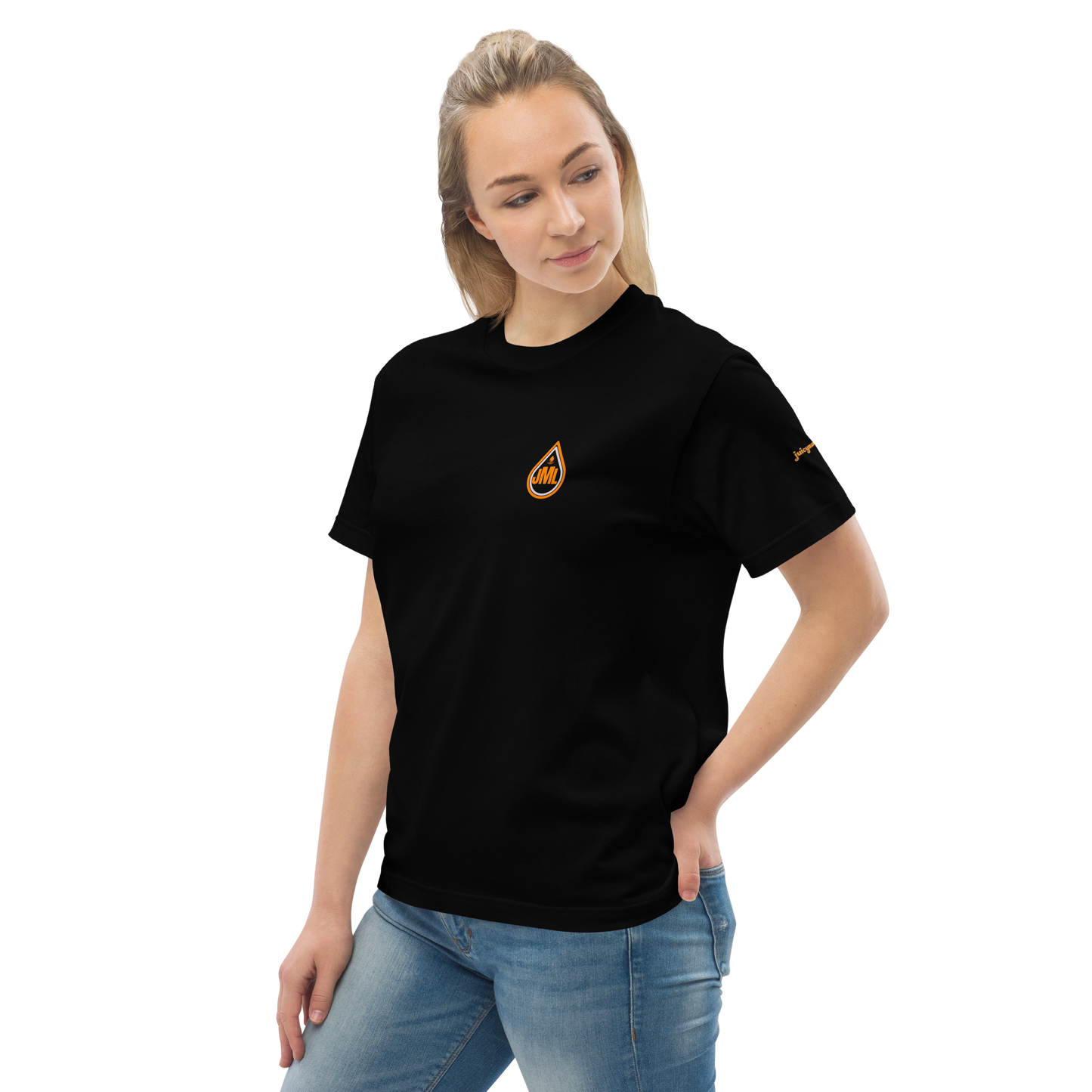 JML "Drop" signature logo Tee
