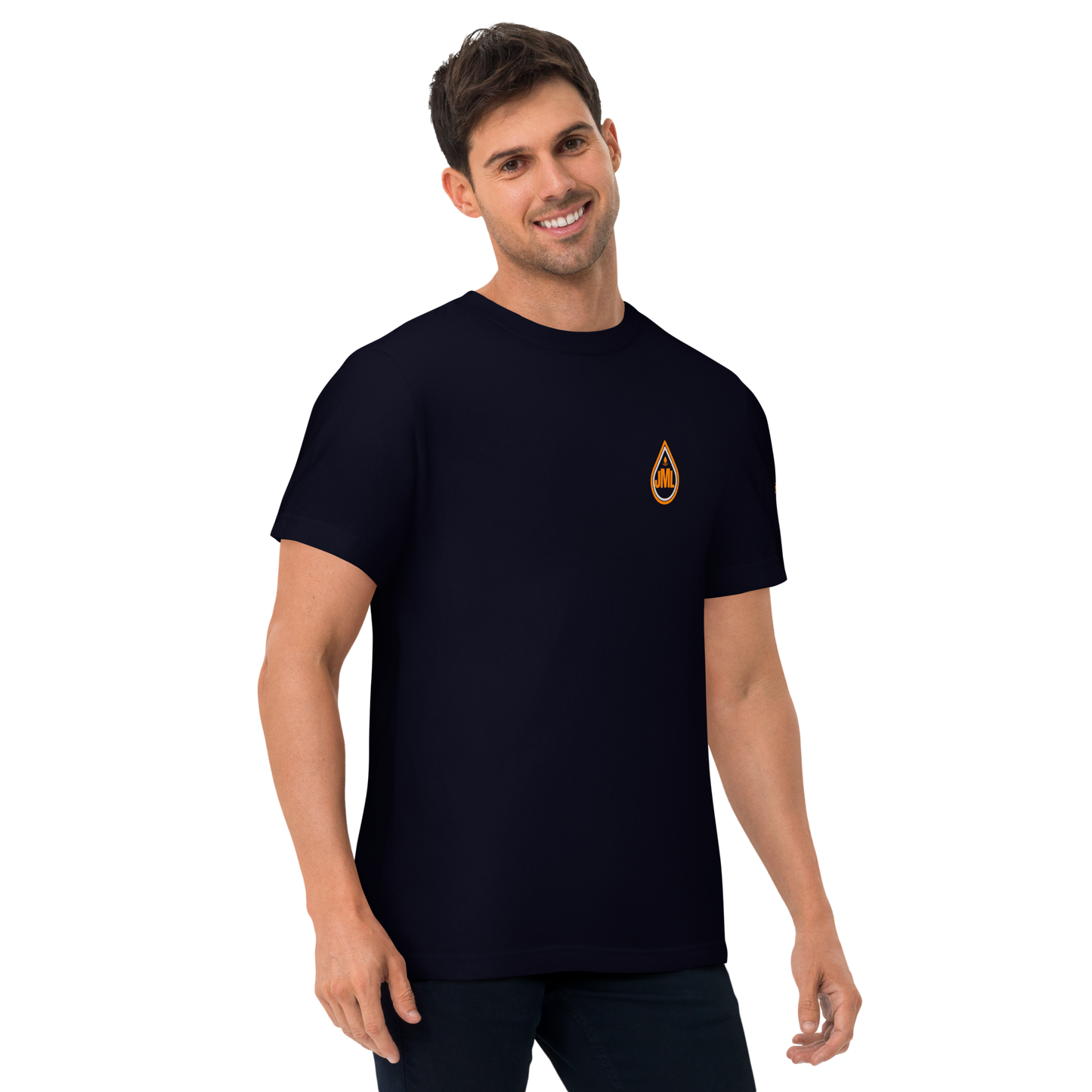 JML "Drop" signature logo Tee